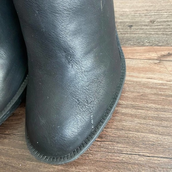 Steve‎ Madden Sz 6 winter calf buckle wedge heel boots NWT - Picture 2 of 6